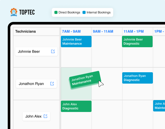 Drag & Drop Rescheduling